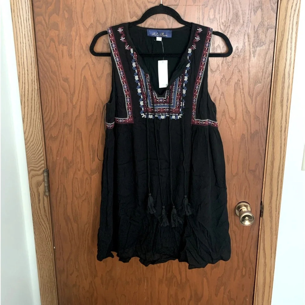 NWT Francesca’s Blue Rain Dress